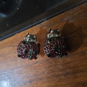 Vintage ladybug earrings